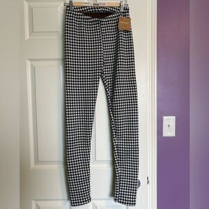 Just cozy Houndstooth Leggings